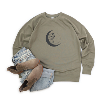 Luna Blossom Lightweight Crewneck