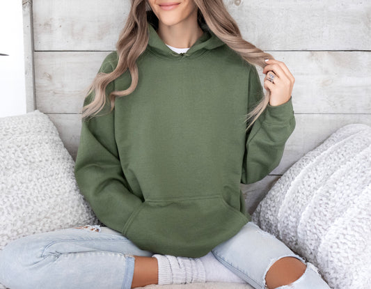 Palestinian Woman Military Green Hoodie