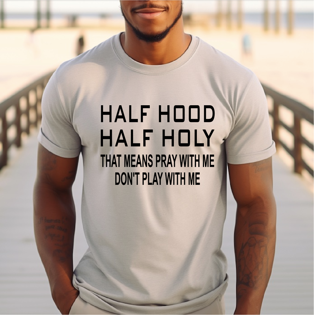 Half Hood Half Holy Unisex - PREORDER (Ships 3-4 Weeks)