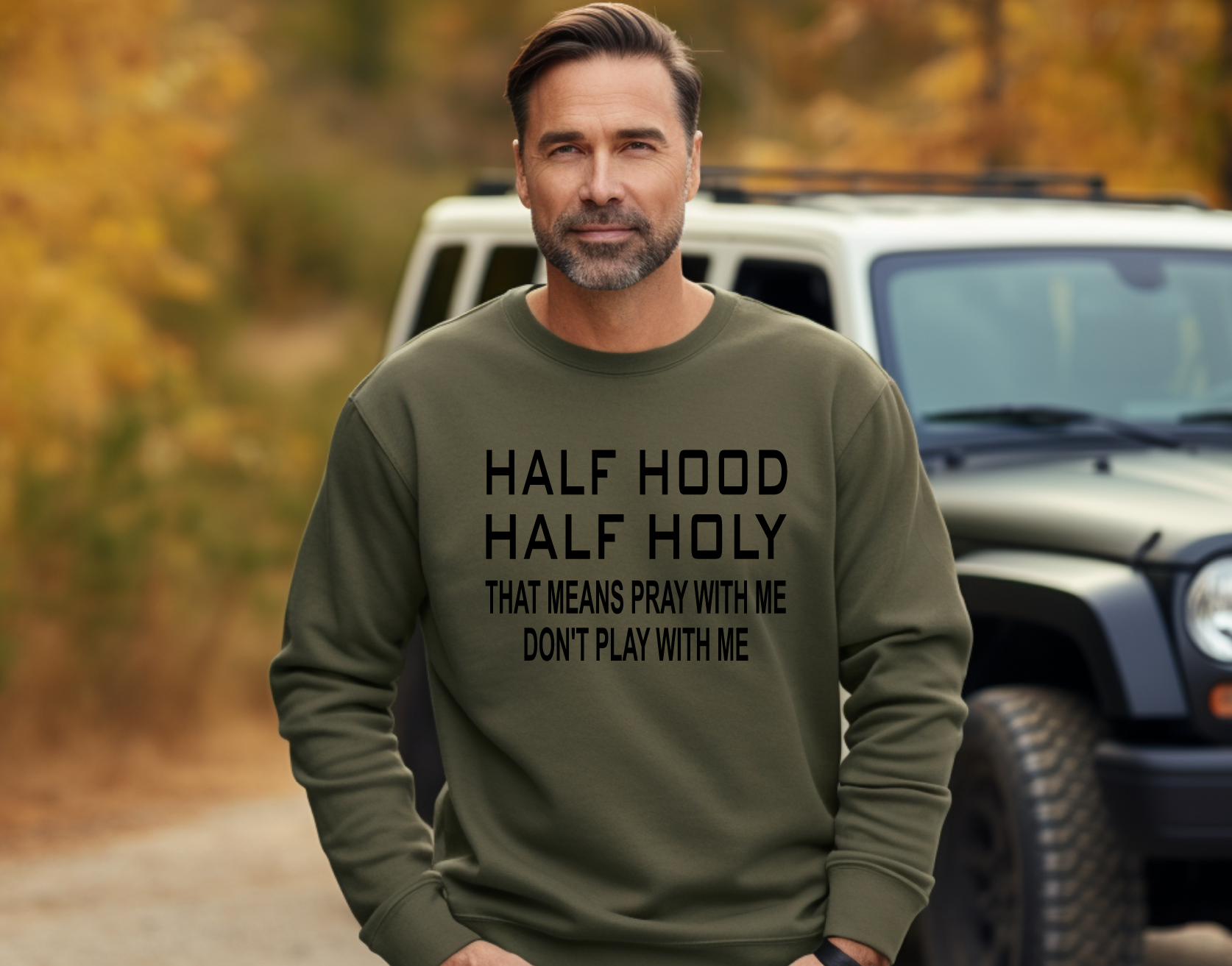 Half Hood Half Holy Unisex (Heavyweight) PREORDER (Ships 3-4 Weeks)