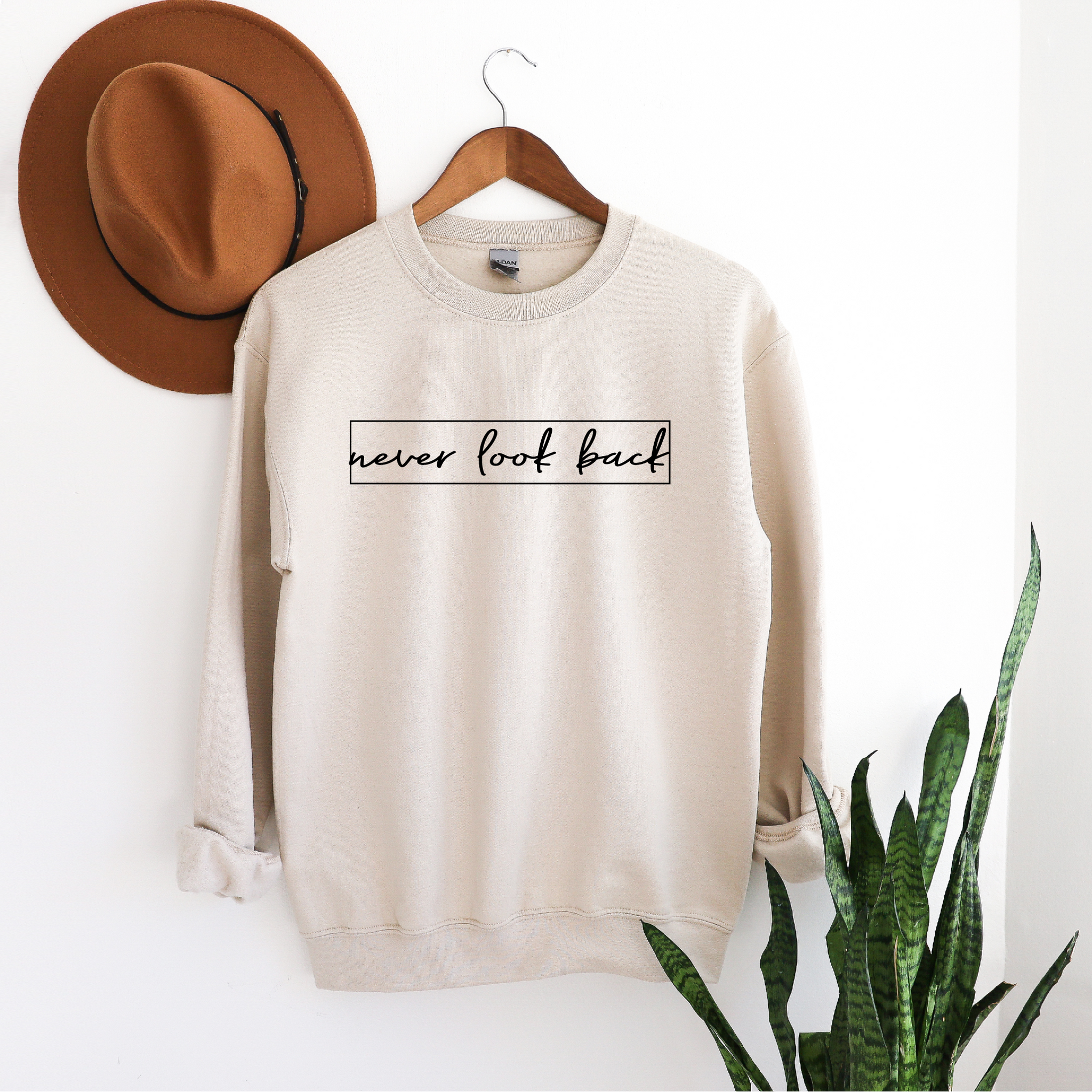 Never Look Back Heavyweight Crewneck